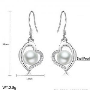 Sterling Silver Earring - KFE1181-WGBF