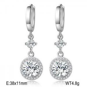 Sterling Silver Earring - KFE1185-WGBF