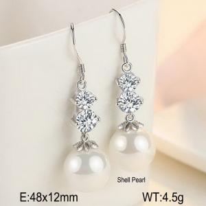 Sterling Silver Earring - KFE1191-WGBF