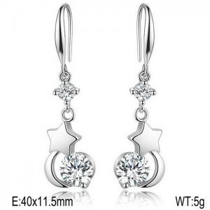 Sterling Silver Earring - KFE1196-WGBF