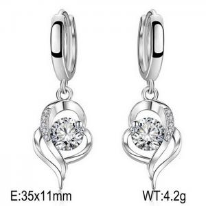 Sterling Silver Earring - KFE1198-WGBF