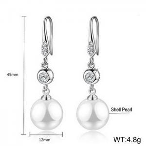 Sterling Silver Earring - KFE1203-WGBF