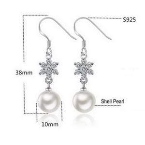 Sterling Silver Earring - KFE1204-WGBF