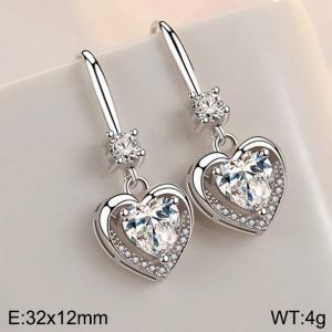 Sterling Silver Earring - KFE1213-WGBF