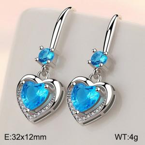 Sterling Silver Earring - KFE1214-WGBF