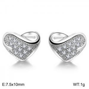 Sterling Silver Earring - KFE1218-WGBF