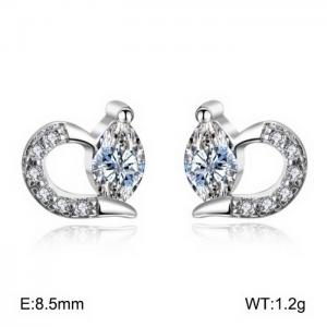 Sterling Silver Earring - KFE1219-WGBF