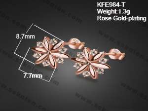 Sterling Silver Earring - KFE984-T