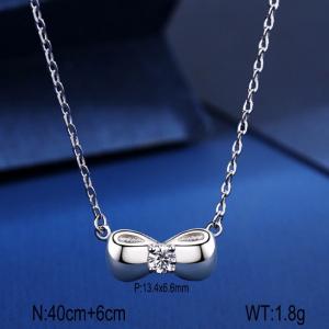 Sterling Silver Necklace - KFN1624-WGBY