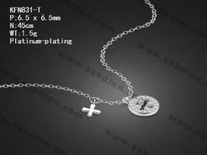 Sterling Silver Necklace - KFN831-T