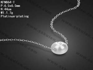 Sterling Silver Necklace - KFN864-T