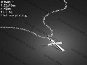 Sterling Silver Necklace - KFN906-T