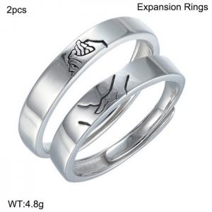 Sterling Silver Ring - KFR1368-WGBY