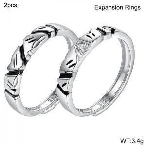 Sterling Silver Ring - KFR1370-WGBY