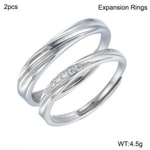 Sterling Silver Ring - KFR1372-WGBY