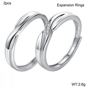 Sterling Silver Ring - KFR1374-WGBY