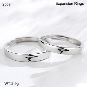 Sterling Silver Ring - KFR1376-WGBY