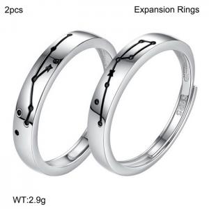 Sterling Silver Ring - KFR1377-WGBY