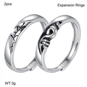 Sterling Silver Ring - KFR1381-WGBY