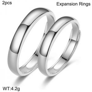 Sterling Silver Ring - KFR1384-WGBY