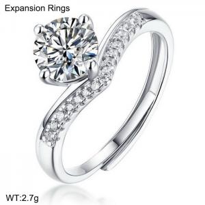 Sterling Silver Ring - KFR1385-WGBY