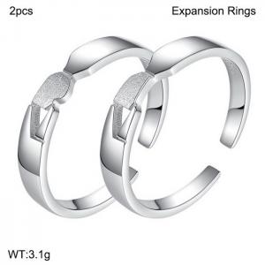 Sterling Silver Ring - KFR1390-WGBY