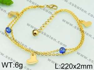 Stainless Steel Anklet - KJ1022-YJ