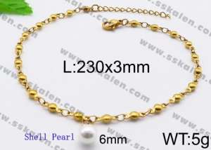 Stainless Steel Anklet - KJ1101-Z