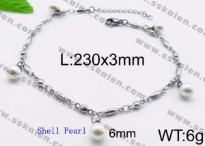 Stainless Steel Anklet - KJ1104-Z