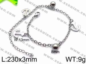 Stainless Steel Anklet - KJ1138-Z