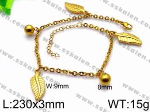 Stainless Steel Anklet - KJ1141-Z