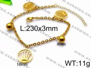 Stainless Steel Anklet - KJ1145-Z