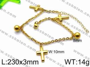 Stainless Steel Anklet - KJ1148-Z