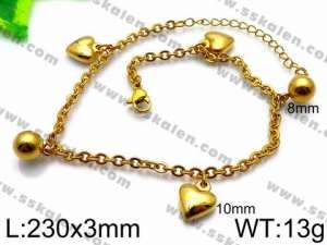 Stainless Steel Anklet - KJ1150-Z