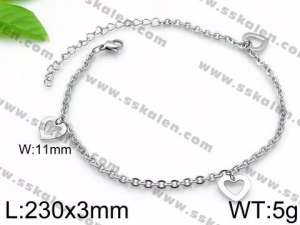 Stainless Steel Anklet - KJ1202-Z