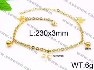 Stainless Steel Anklet - KJ1203-Z