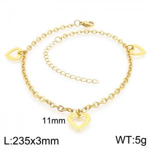 Stainless Steel Anklet - KJ1206-Z