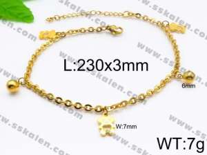 Stainless Steel Anklet - KJ1210-Z