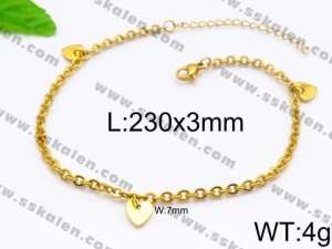 Stainless Steel Anklet - KJ1213-Z