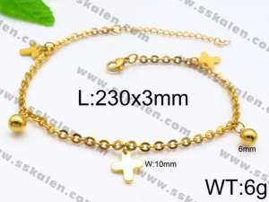 Stainless Steel Anklet - KJ1215-Z