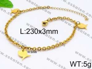 Stainless Steel Anklet - KJ1218-Z