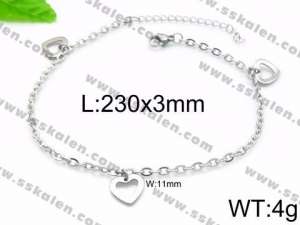 Stainless Steel Anklet - KJ1222-Z