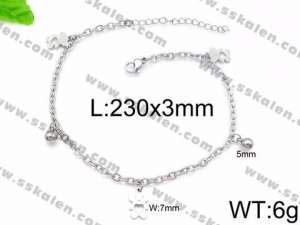 Stainless Steel Anklet - KJ1226-Z