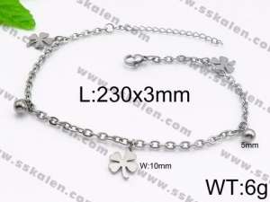 Stainless Steel Anklet - KJ1228-Z