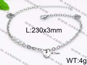 Stainless Steel Anklet - KJ1229-Z