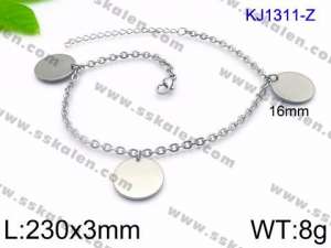 Stainless Steel Anklet - KJ1311-Z