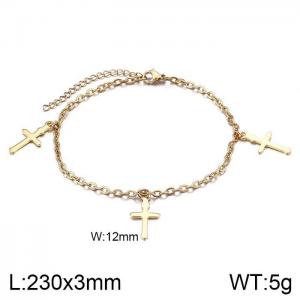 Stainless Steel Anklet - KJ1419-Z