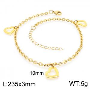 Stainless Steel Anklet - KJ1420-Z