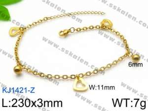 Stainless Steel Anklet - KJ1421-Z