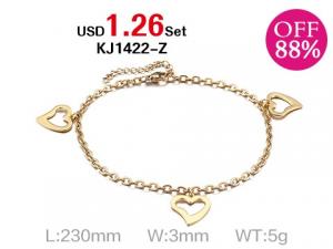 Foot Jewelry Retro Anklet For Women Girls - KJ1422-Z
